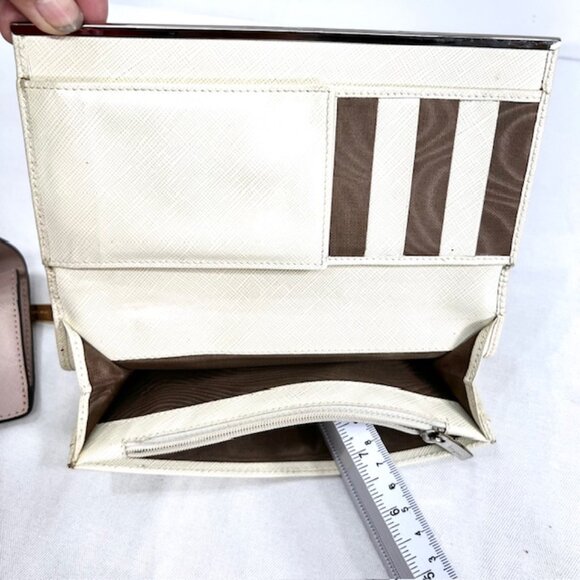 2)Women  Leathers Wallet Beige Bifo Salvatore Ferragamo  Cream & Micheal Kors(14 - Picture 3 of 15